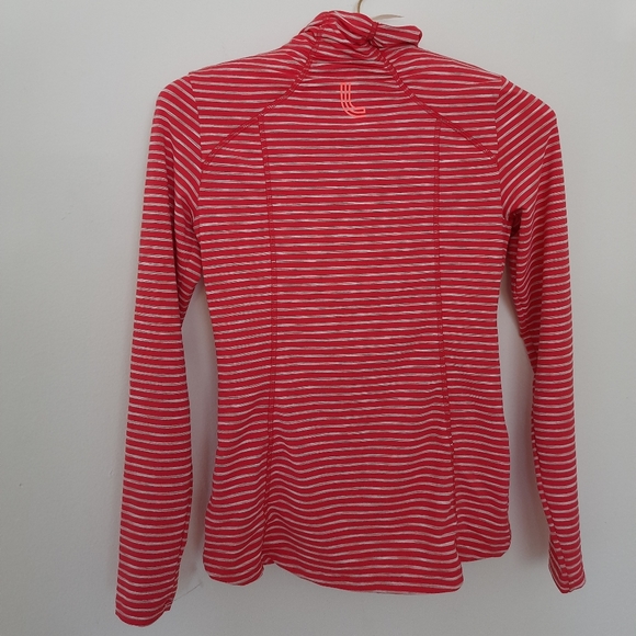 NWT Lole Women Pink Full Zip Essential Stripe Jacket. Size XS - Picture 3 of 16